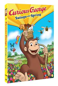 Curious George Swings into Spring available on DVD March 12
