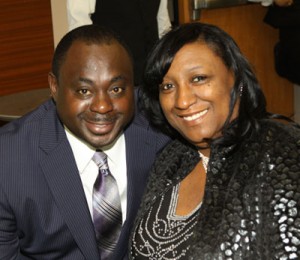 KCBI Radio Afternoon Drive News Anchor Chris Howell,  shown here with  wife Dominique, emceed the event.