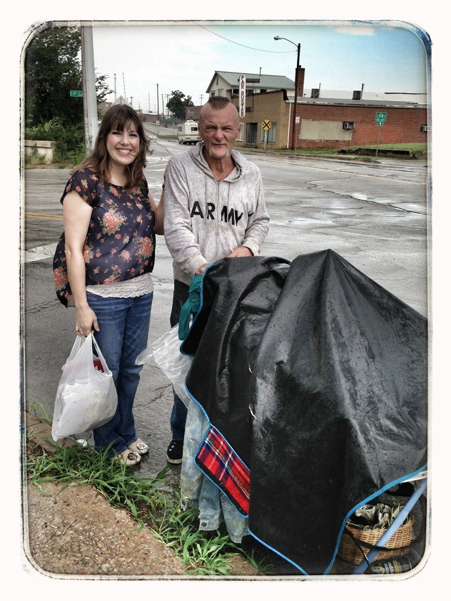 Homeless man’s random act of kindness is too sweet for words