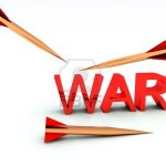 10836786-a-conceptual-image-of-the-word-war-with-a-missile-about-to-hit-it