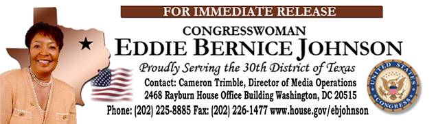 Congresswoman Eddie Bernice Johnson’s statement recognizing President Barack Obama’s  efforts in Syria