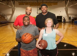 Vince Carter, Dominic Bowie, Sam Perkins and Charity Garrison.