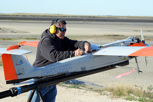 Texas A&M-Corpus Christi conduct drone research missions over South Texas ranch land