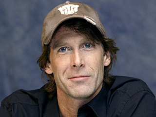 Michael Bay walks off stage at CES press conference for Samsung