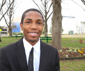 Aaron Dotson, a neuroscience junior, recently completed a research internship at Johns Hopkins University School of Medicine. He spent the summer studying the progression of idiopathic pulmonary fibrosis. (Credit UT Dallas)