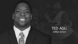 Ted Agu, 21 years old, died following football practice in February