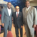 Rev. Bryan Carter, Rev. Dr. Zan Westley Holmes Jr, Senator Royce West