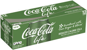 Coke Life coming to a shelf near you 35% lighter