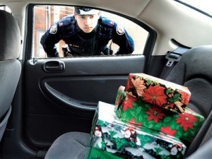 stealing gifts from car