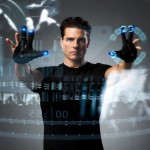 Tom Cruise in the 2002 film Minority Report. What seem so far fetch 12 years ago is become reality more and more. 