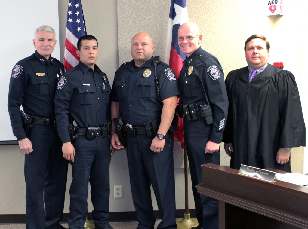 Prosper Police welcome two new officers this week