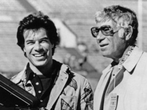 Ed Sabol on the right was the genius behind NFL Films, while his son Steve on the left, who would later become President of the organization was the face of NFL Films. Steve preceded his father in death in 2012. Image: USA Today