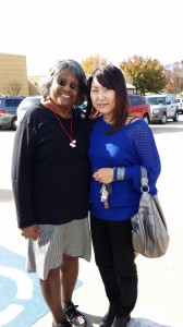 Picture of the Week Sister Tarpley and Susan Sung, wife of Carrollton City Council Candidate, Young Sung for Place 5 