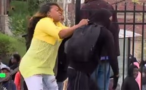 Toya Graham is the single mom that pulled her son out of the rioting crowd in Balitmore