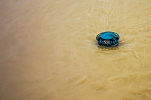 Flood waters in Dallas (Image: Flickr User Adam Simmons)