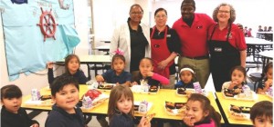 The Louise Wolff Kahn Elementary School cafeteria staff has a reputation for going above and beyond the call of duty to satisfy and delight students. 