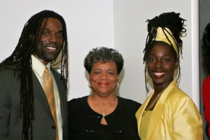 Brother and Sister actors Timothy D. Stickney and Phyllis Yvonne Stickney with  Joyce Ann Brown
