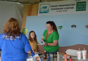 Jennifer Brooks of Kerens, Texas, has been named the Wildlife Forever State-Fish Art Contest Educator of the Year. Photo Credit: TPWD Photo © 2015, Larry D. Hodge