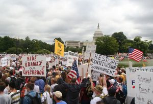 A new survey finds that the Tea Party movement is not just about politics or size of government; it may be about race. Those who believe the government has done too much to support blacks are 36 percent more likely to support the tea party than those who are not. “It’s clear from the data that people who want limited government don’t want certain services for certain kinds of people. Those services include health care,” says Christopher Parker. photo source: futurity.org
