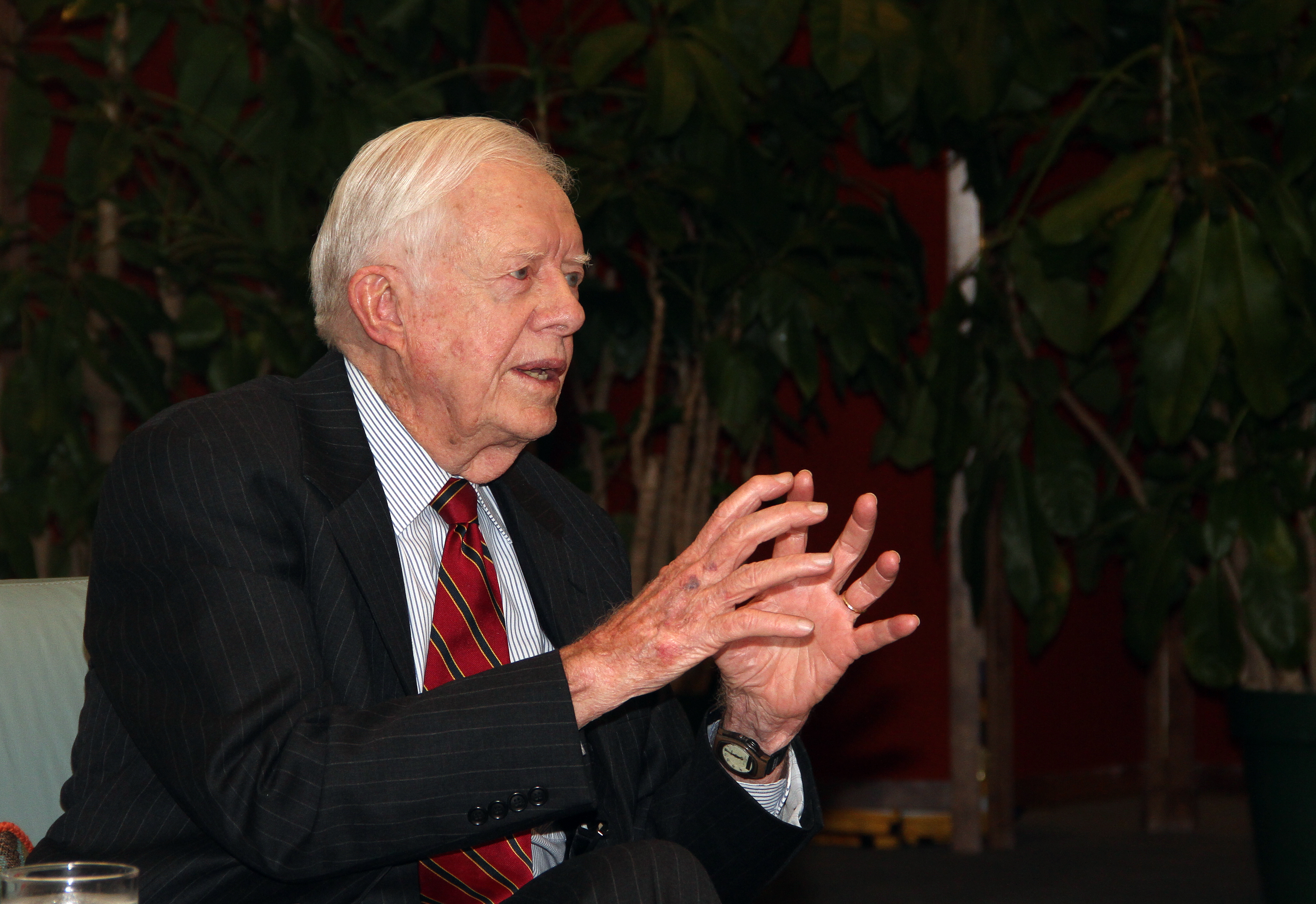 After elective liver surgery Former President Jimmy Carter  with diagnosed cancer