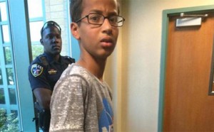 Ahmed Mohamed was suspended for three days and questioned by police after a teacher at MacArthur. photo: globalnews.ca