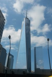 The Freedom Tower now stands in lower Manhattan, NYC in the place of the Twin Towers that fell on 9/11. photo: Margaret Freelon