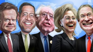 2016 Top Democratic Presidential Candidates image: flickruser/DonkeyHotey