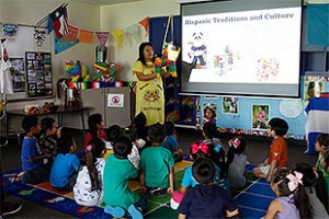 GISD Parsons Prekindergarten School unveiled its Hispanic Heritage museum to celebrate NHHM. image: GISD