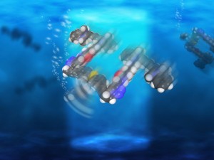 The team hopes future nanosubs will be able to carry cargoes for medical and other purposes. (Credit: Loïc Samuel/Rice University)