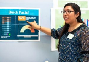 Reyna Orellana was one of 10 student researchers who collected data on young workers in Los Angeles County. (Image: UCLA)