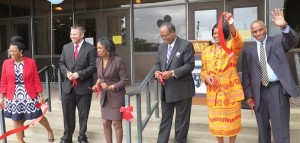 The ribbon cutting ceremony brought together school and district leaders. Photo Courtesy: Dallas ISD 
