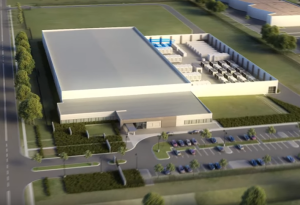 Artist rendering of Aligned Data Centers in Plano