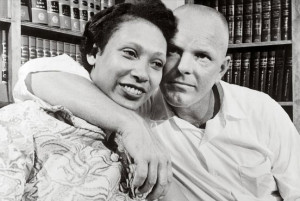(Mildred and Richard Loving in 1967. Credit: Bettman Corbis/NYTimes via Wikimedia Commons)