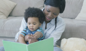 "A lot of research shows that book reading even to infants as young as six months of age is important to language outcomes, but I'm trying to explain why," says Julie Gros-Louis. (Credit: iStockphoto)