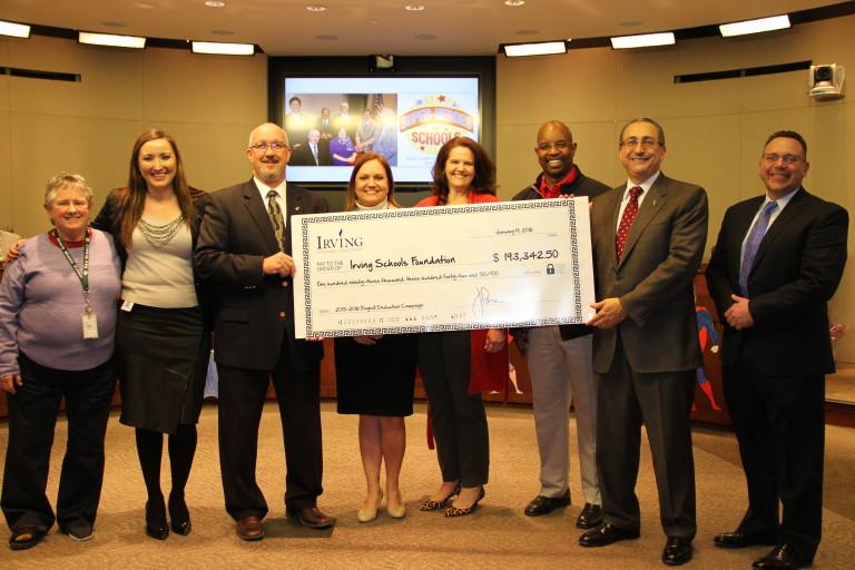 Irving ISD staff and teachers have donated more than $2.4 million  for scholarships