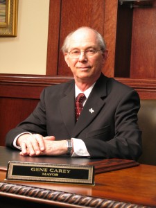 Former Lewisville Mayor Gene Carey's service to the city remembered.