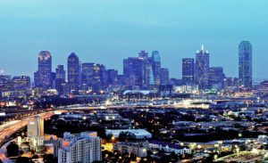 Skyline of Dallas via Wikipedia