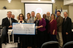Pictured, front row, L to R: The Hon. Douglas Athas, Mayor of Garland; Melissa Sanden, Lauri Kelley and Kim Doyle, Blue Cross and Blue Shield of Texas; Garland City Council Members. (Photo: Blue Cross & Blue Shield)