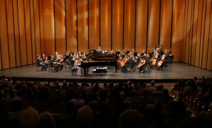 Earlier this spring the Dallas Chamber Symphony featuring Saetbyeol Kim on the piano and Richard McKay conducting