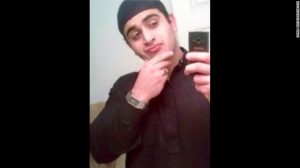 The alleged shooter at the Orlando club on June 11. Omar Mateen's selfie posted via Facebook. 