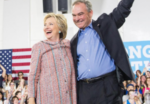 Hillary Clinton and Tim Kaine (Courtesy photo)
