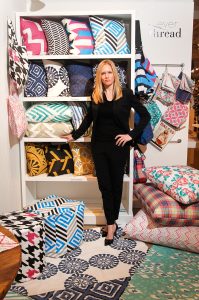 Nicole Mossman MS'15 is founder of EverThread, a custom fabric design company.