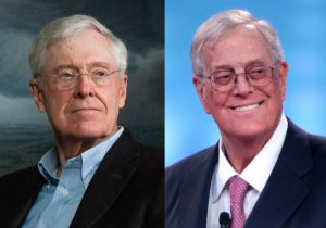 Koch network headed by Charles and David Koch is refusing to help Trump. Photo: commons.wikimedia.org