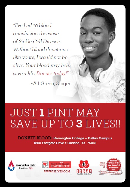 Minority blood donors needed at Remington College Blood Drive