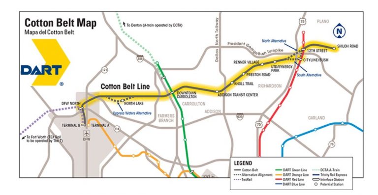 DART hosting meetings to discuss Cotton Belt Regional Rail Corridor