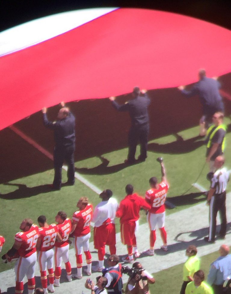 NFL Players Protest During the National Anthems Across the League