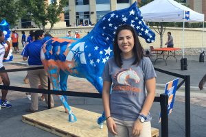 Gina Torres talents is leaving a mark on the UTA campus.