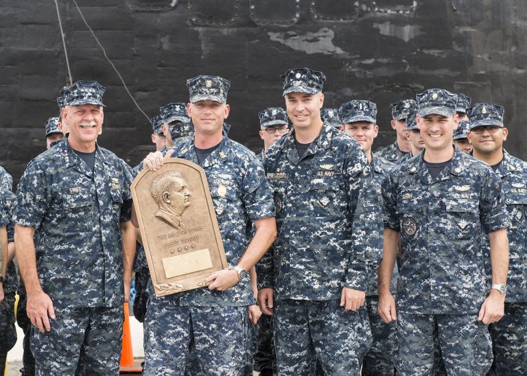 Texas’ namesake ship, USS Texas, receives Arleigh Burke Fleet Trophy Award