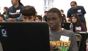 More than 720 Dallas ISD NAF students set a new GUINNESS WORLD RECORD for the largest programming lesson. (Dallas ISD)