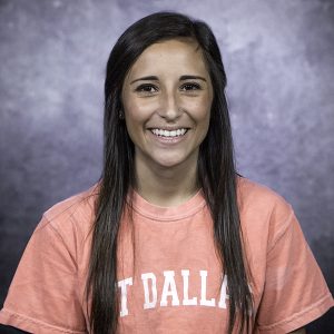 UT Dallas' Brooke Lopez has a passion for serving and working for equality for young girls and women. (Image UT Dallas)